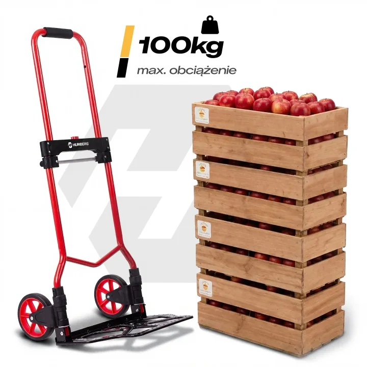 Detail produktu 11: Skladací rudlový transportný vozík, skladový, 100 kg, Humberg HM-517