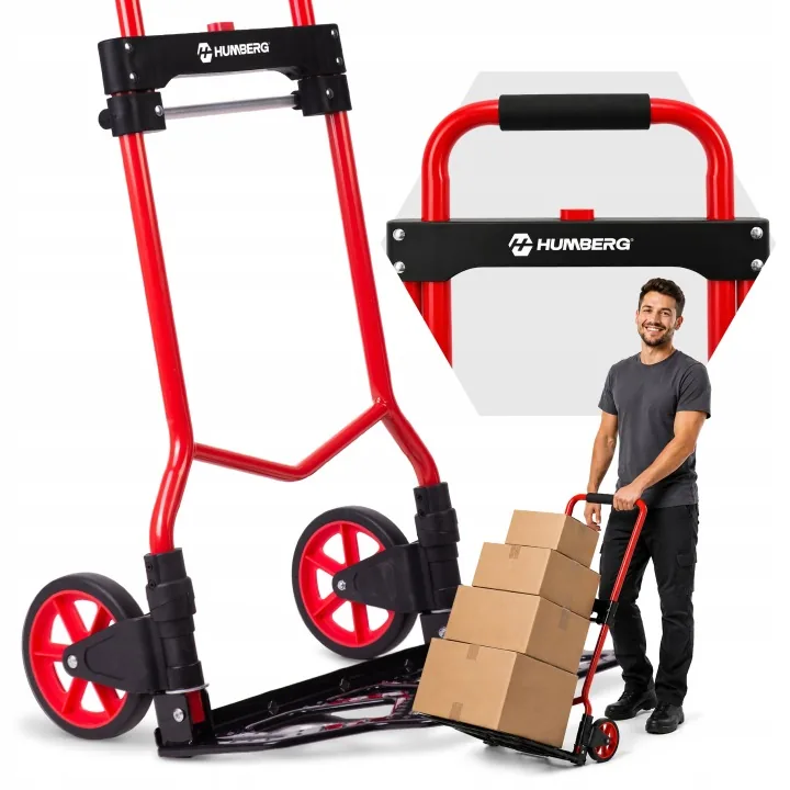 Detail produktu 7: Skladací rudlový transportný vozík, skladový, 100 kg, Humberg HM-517