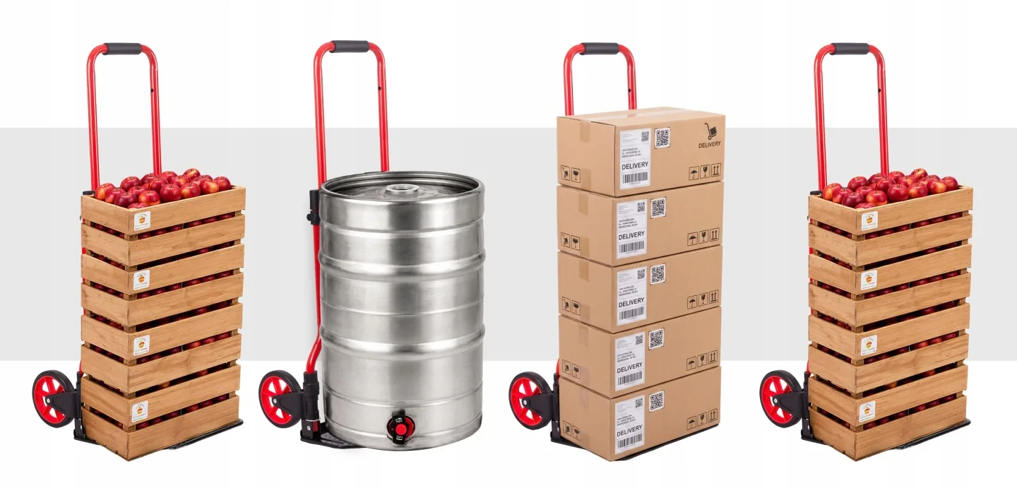 Detail produktu 3: Skladací rudlový transportný vozík, skladový, 100 kg, Humberg HM-517