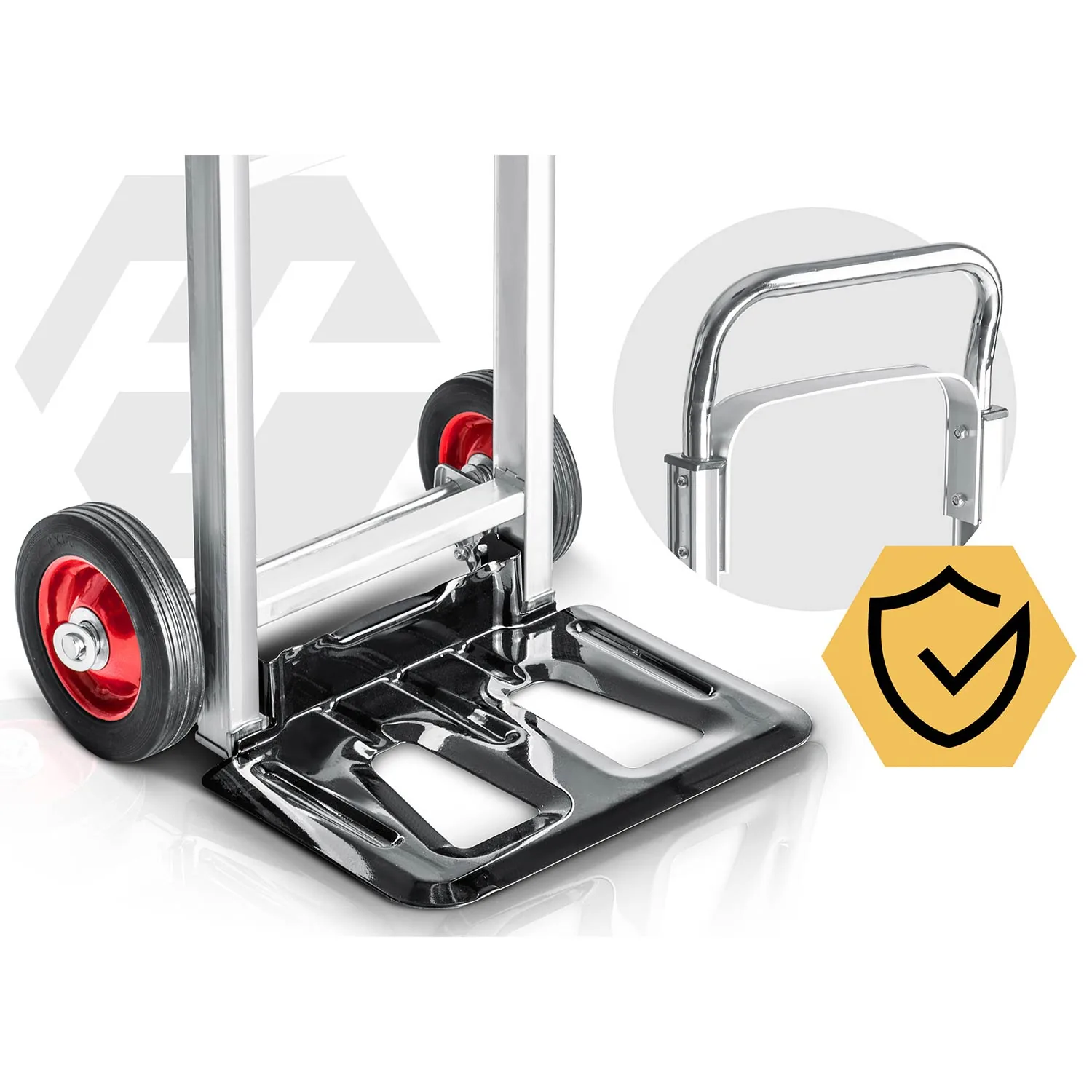 Detail produktu 3: Skladací transportný vozík, rudlový, skladový, 90 kg Humberg HM-518