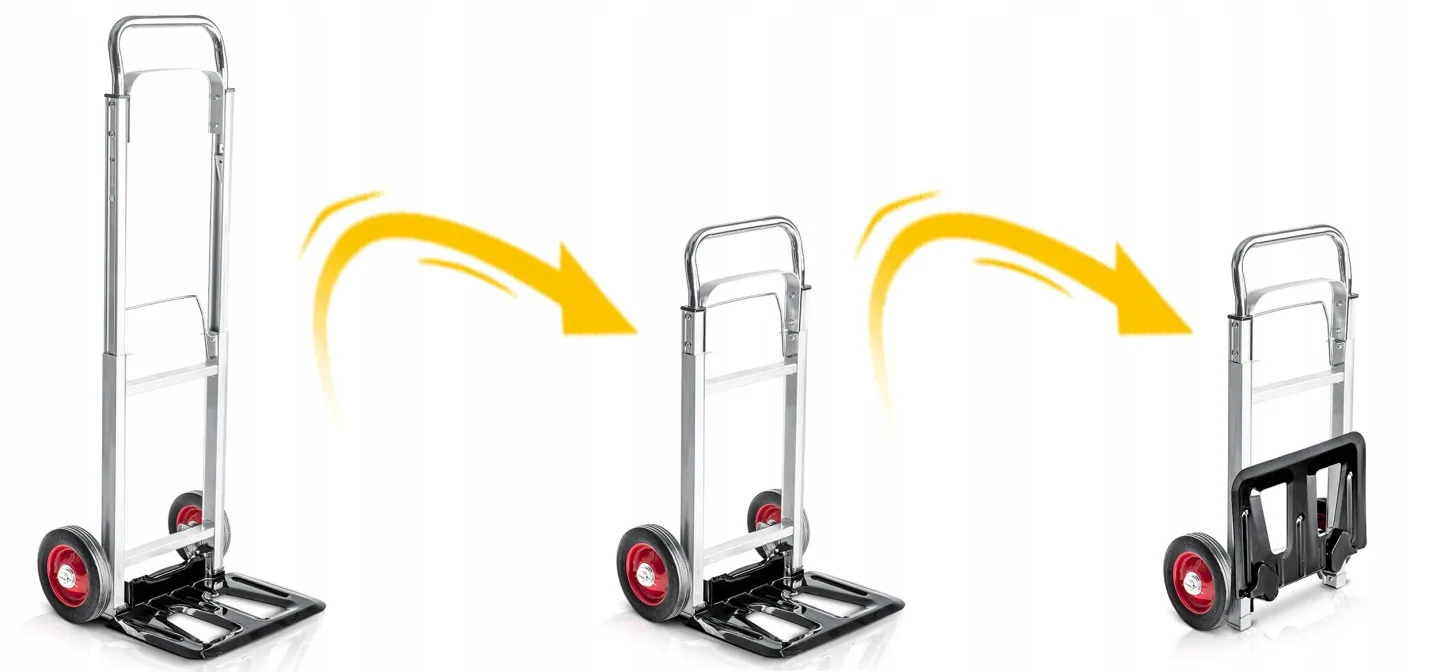Detail produktu 7: Skladací transportný vozík, rudlový, skladový, 90 kg Humberg HM-518