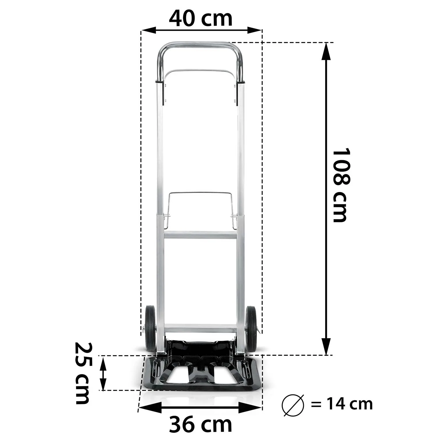 Detail produktu 13: Skladací transportný vozík, rudlový, skladový, 90 kg Humberg HM-518