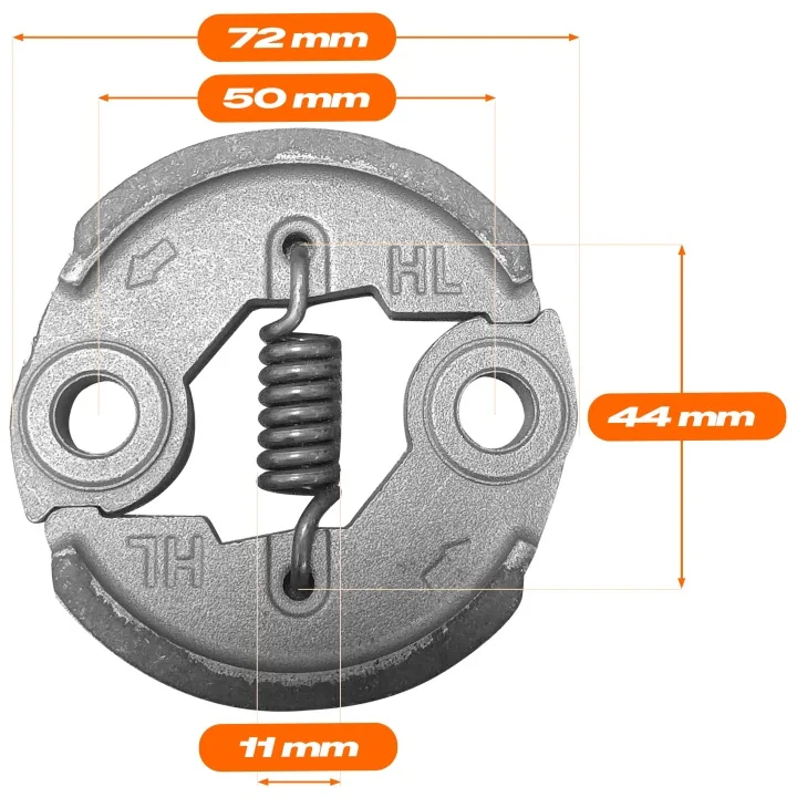 Detail produktu 16: Motor do benzínového krovinorezu s rukoväťami 52 cm³ 7500 ot./min Humberg HM-615
