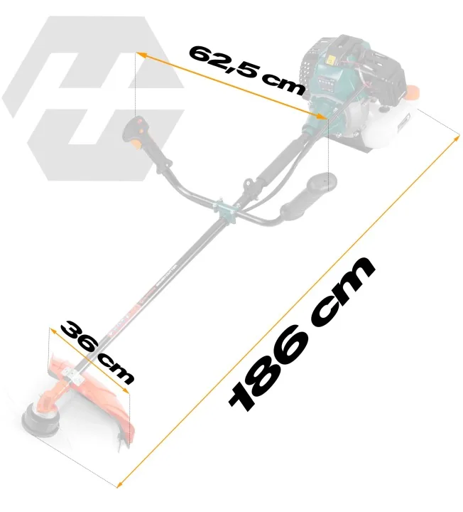 Detail produktu 23: Benzínový vyžínač 55 cc + olej Humberg HM-616