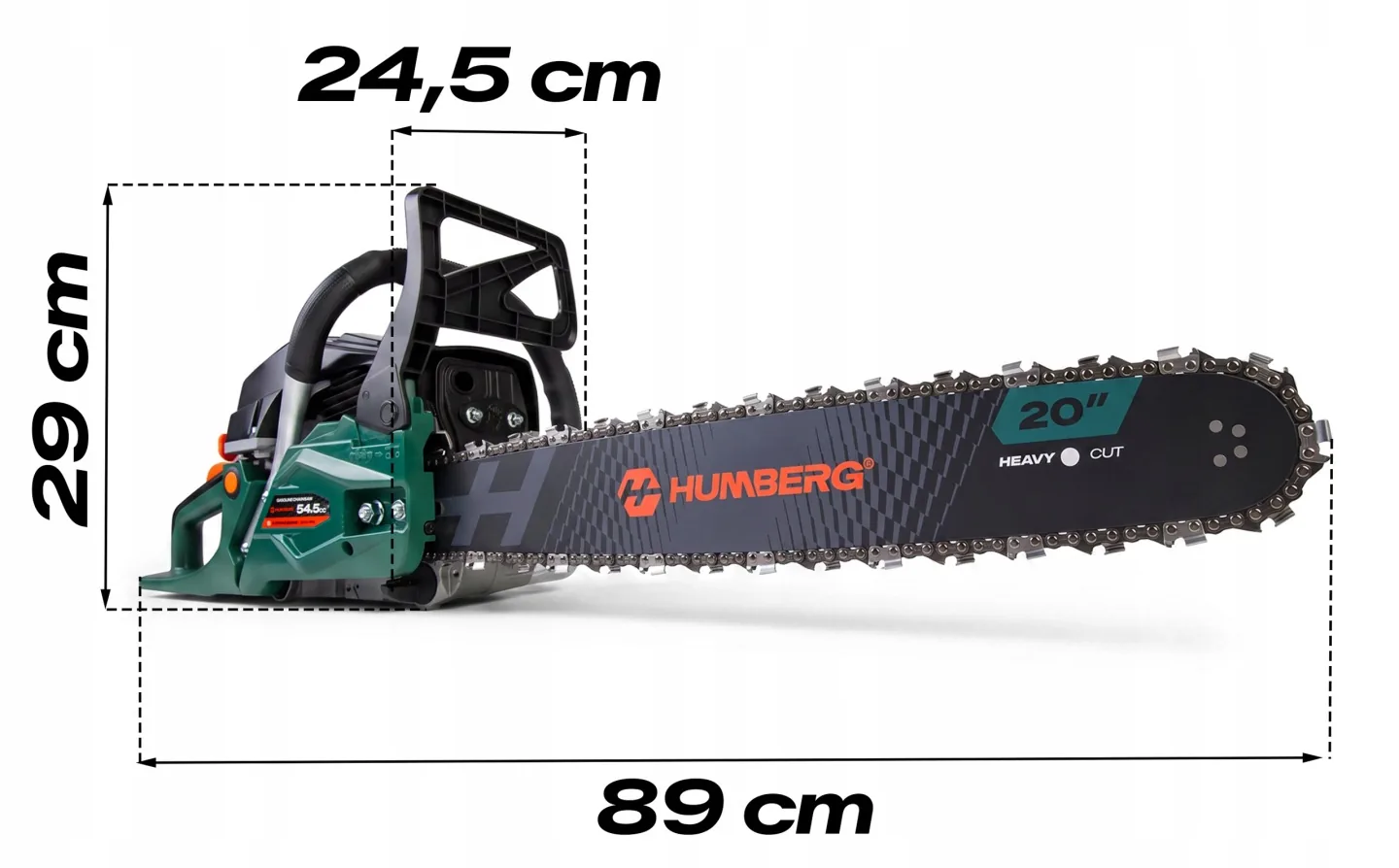 Detail produktu 15: Benzínová reťazová píla na drevo 16" Humberg HM-665 + olej