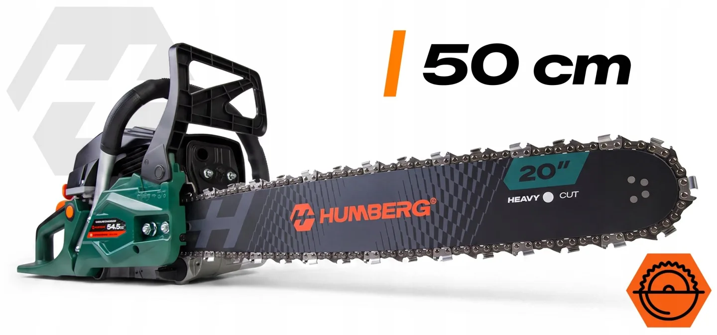 Detail produktu 9: Benzínová reťazová píla na drevo 16" Humberg HM-665 + olej