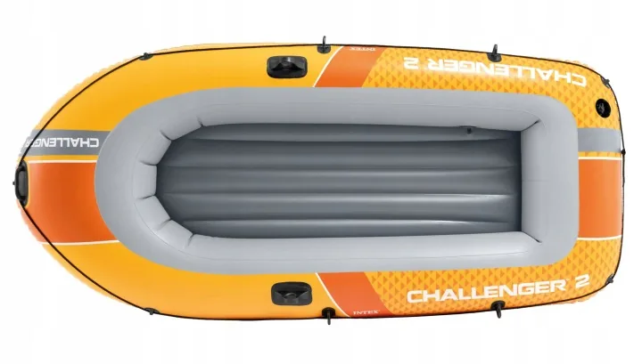 Detail produktu 4: Rybársky čln Challenger pre 2 osoby 200 kg 236x114x41 cm pumpa veslá INTEX 66313