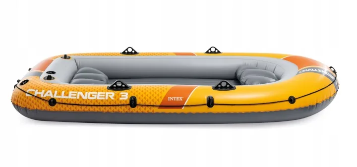 Detail produktu 3: Rybársky čln Challenger pre 3 osoby, 320 kg, 295 x 137 x 43 cm, pumpa, veslá INTEX 66313
