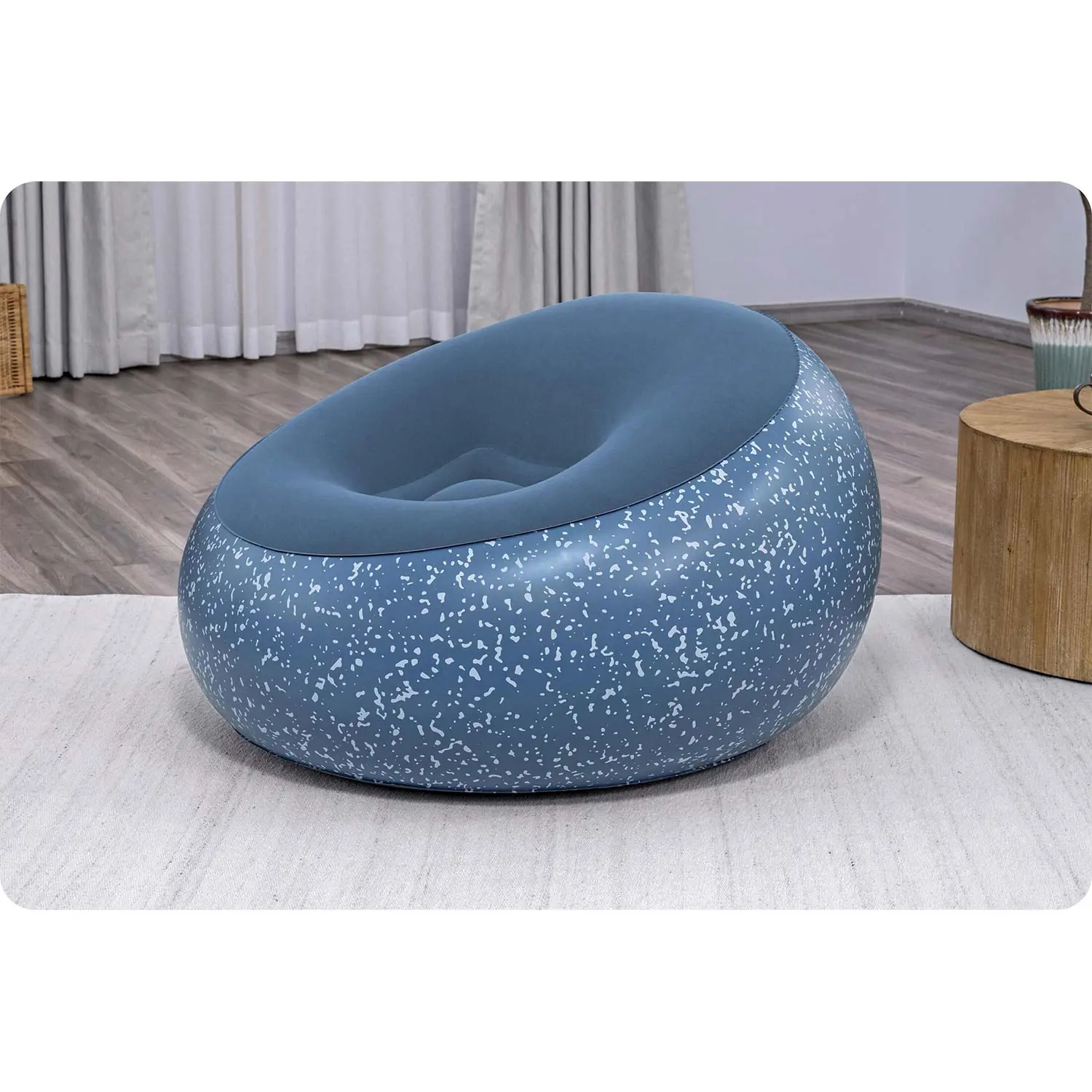 Detail produktu 6: Nafukovacie kreslo, nafukovacia pufa, sedací vak 112x112 cm Bestway 75154