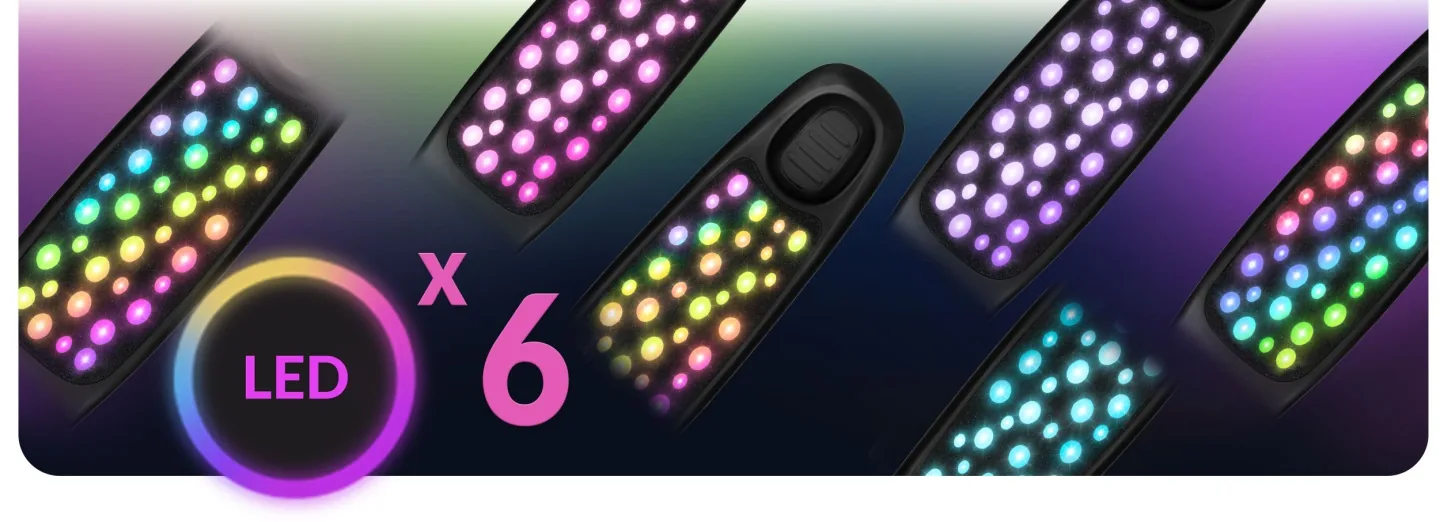Detail produktu 6: Detská 3-kolesová balančná kolobežka s LED svetlami Ricokids Glowi – čierna