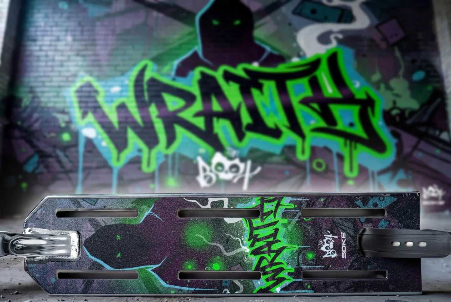 Detail produktu 3: Griptape na freestyle kolobežku Soke Griptape 52x13 cm Wraith