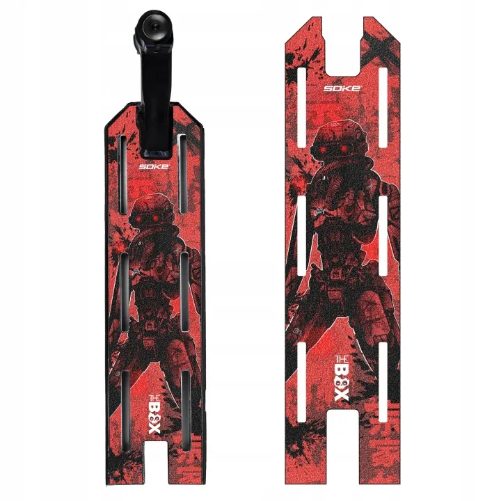 Grip tape na freestyle kolobežku Soke Griptape 52x13cm Red Cyber