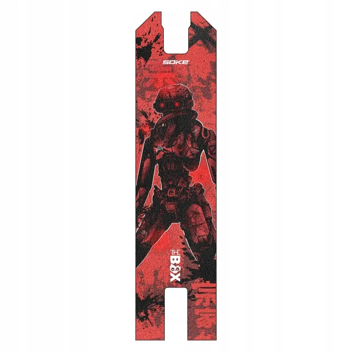 Detail produktu 15: Grip tape na freestyle kolobežku Soke Griptape 52x13cm Red Cyber