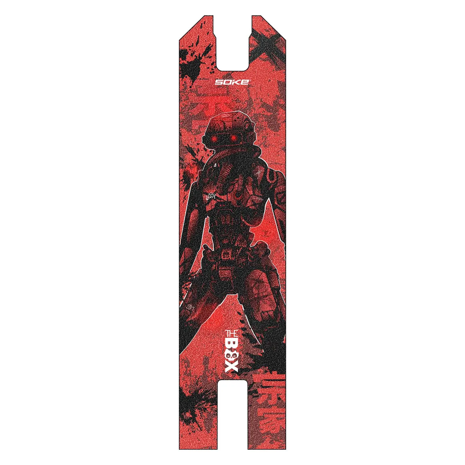 Detail produktu 8: Grip tape na freestyle kolobežku Soke Griptape 52x13cm Red Cyber