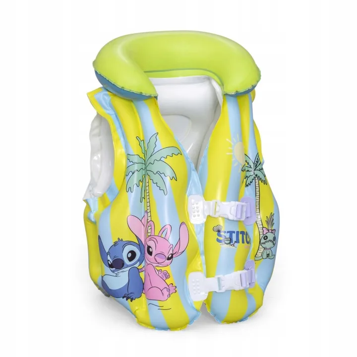 Vesta na učenie plávania Lilo a Stitch M/L Bestway 51 x 46 cm 9104R