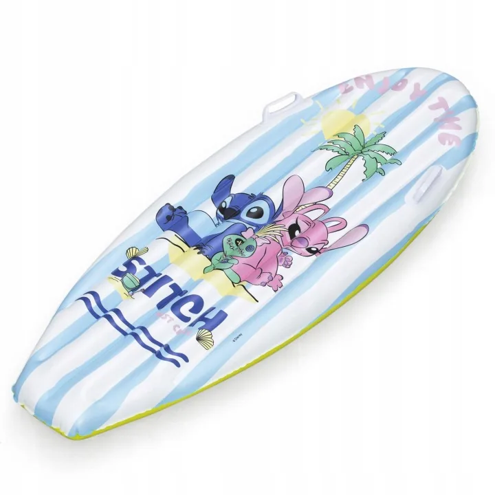 Nafukovacia plavecká doska – plážový matrac Lilo a Stitch 114 x 46 cm Bestway 9104V