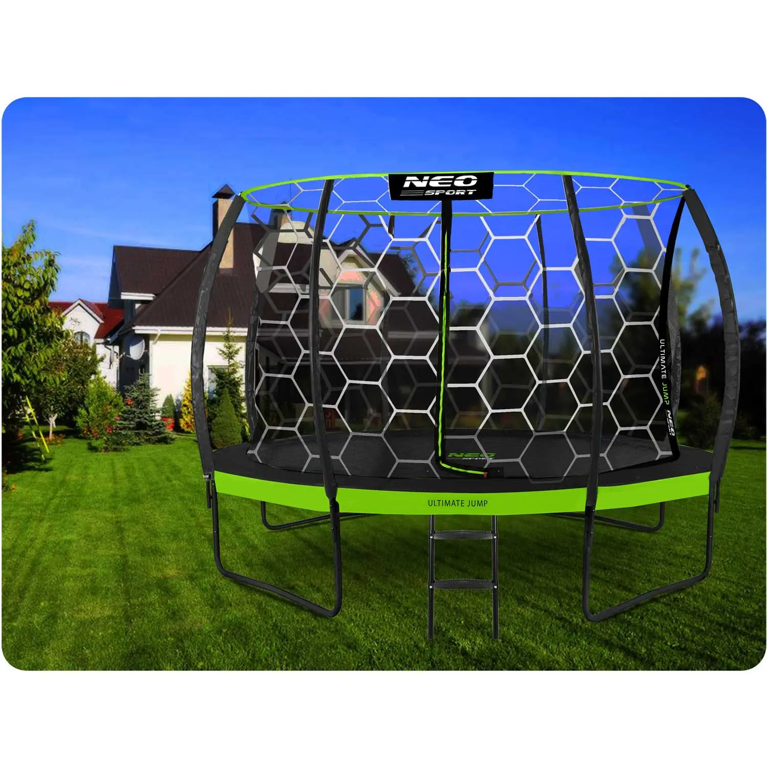 Detail produktu 10: Vnútorná sieť do trampolíny Neo-Sport 252 cm 8 ft 6 stĺpikov
