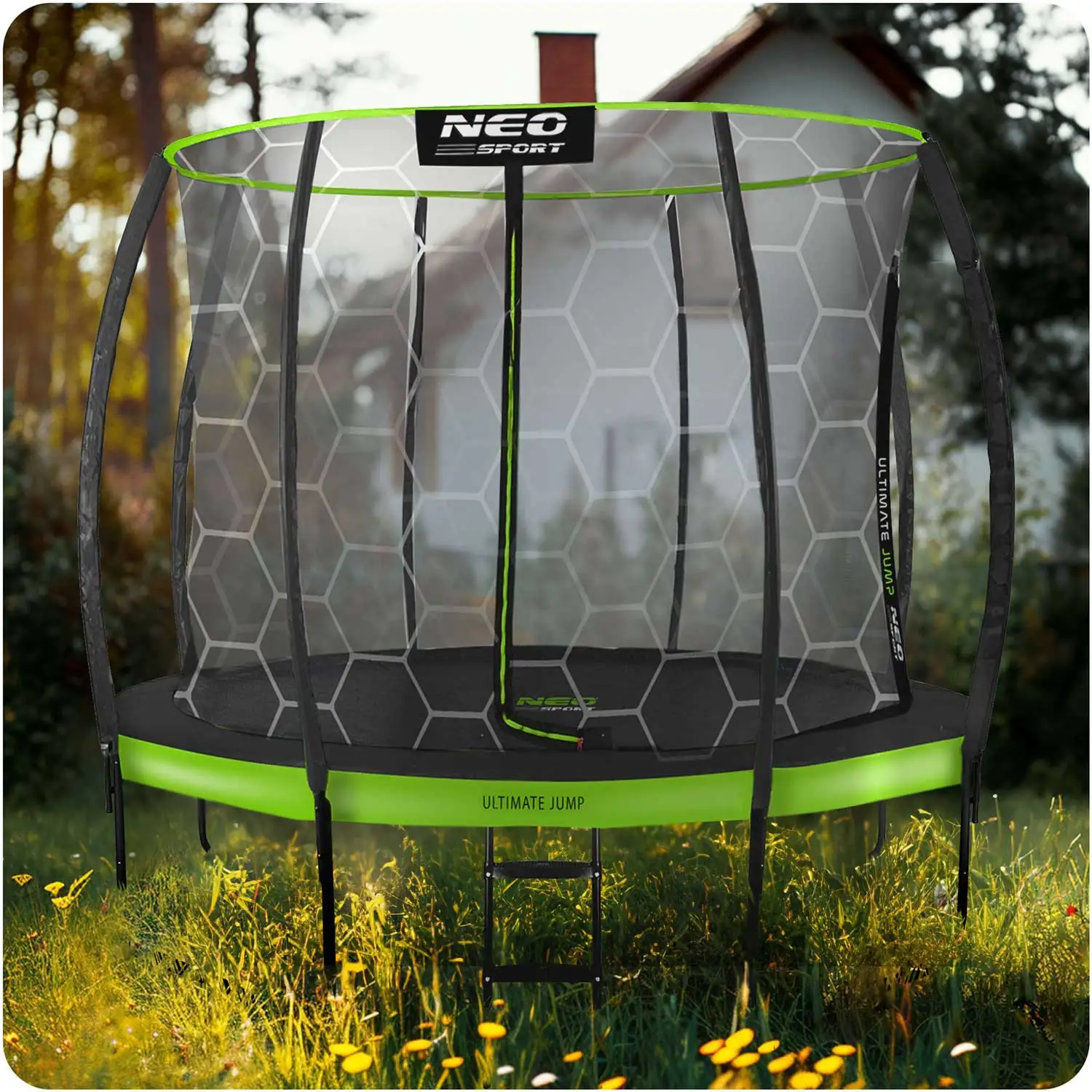 Detail produktu 5: Vnútorná sieť do trampolíny Neo-Sport 252 cm 8 ft 6 stĺpikov