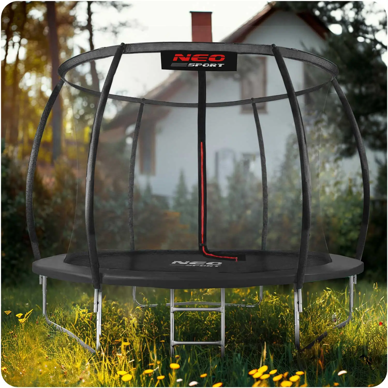 Detail produktu 7: Vnútorná sieť do trampolíny Neo-Sport 252 cm 8 ft 6 stĺpikov