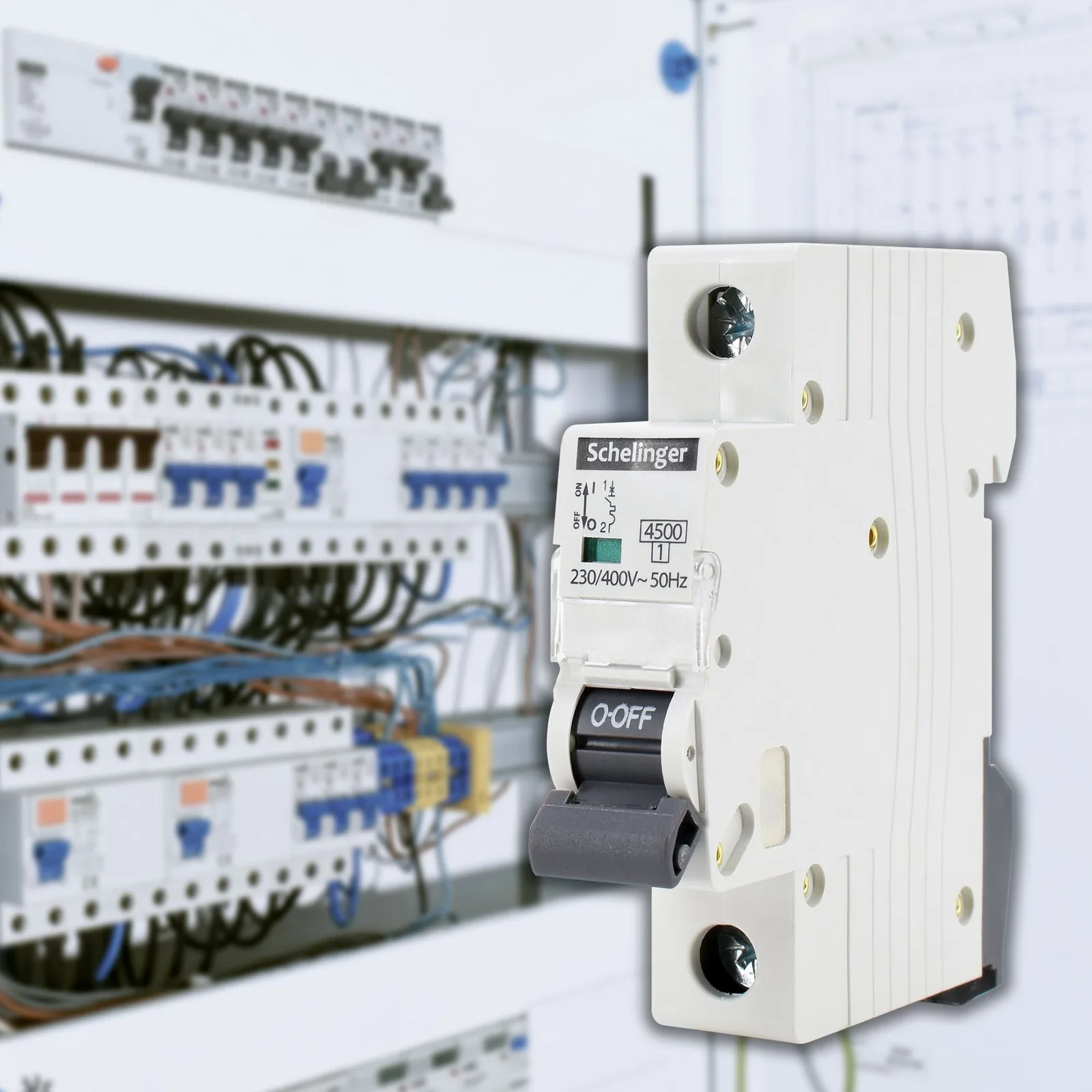 Istič 1-pólový 63A, charakteristika C, modulový na DIN lištu BM-A02-G7-1P-C63