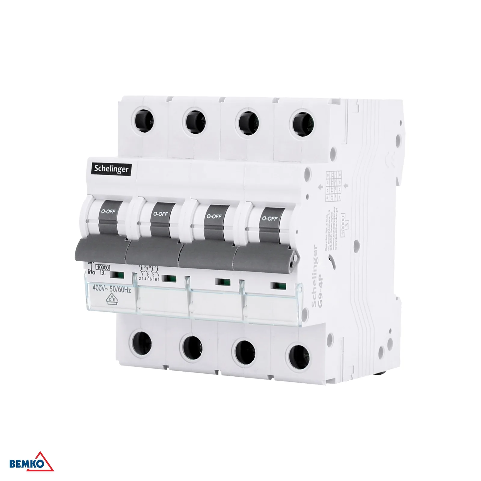 Štvorpólový modulový istič 32 A C 10 kA Schelinger BM-A02-G9-4P-C32