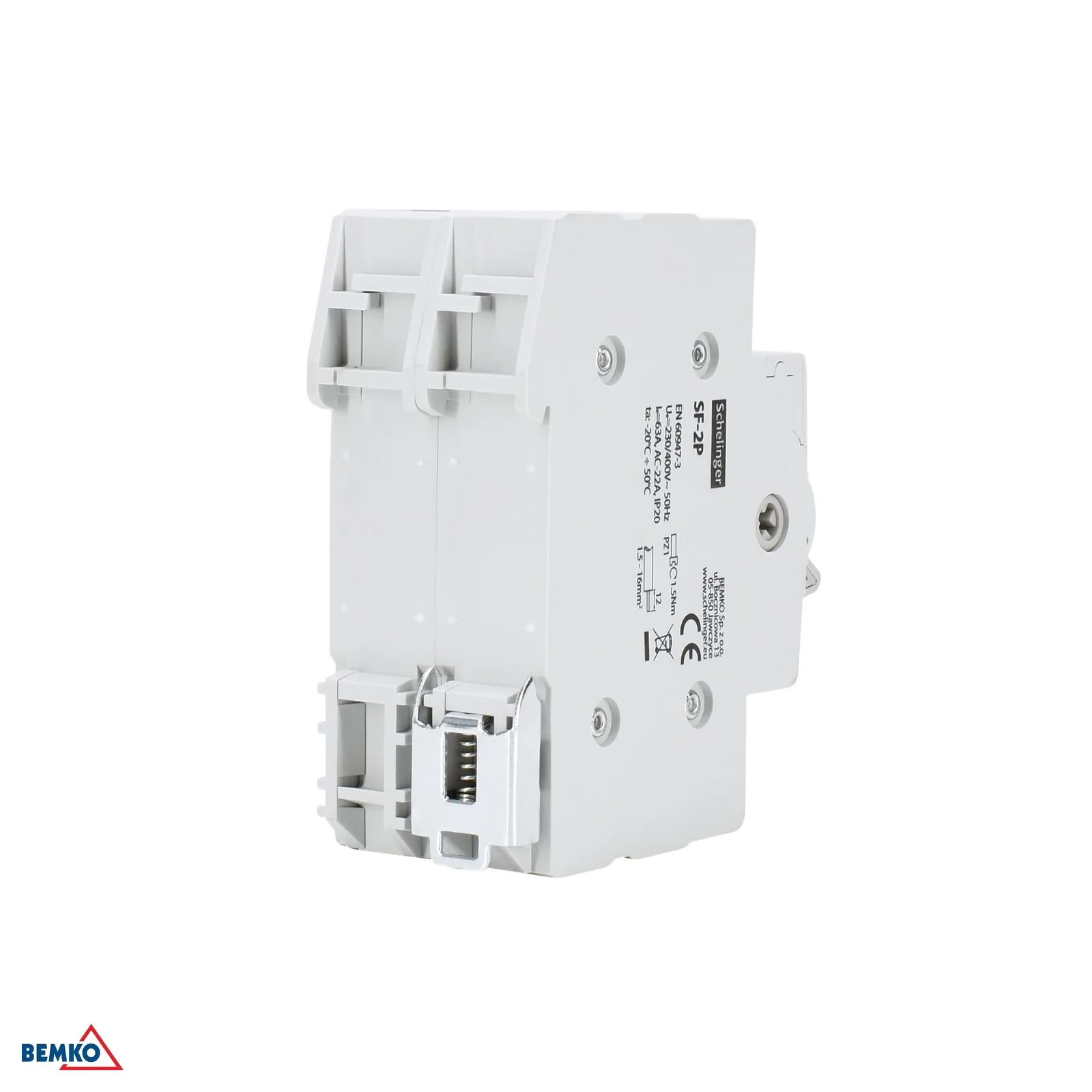 Schelinger modulový prepínač I-0-II 2P 63 A na DIN lištu BM-A11-SF-2P-063