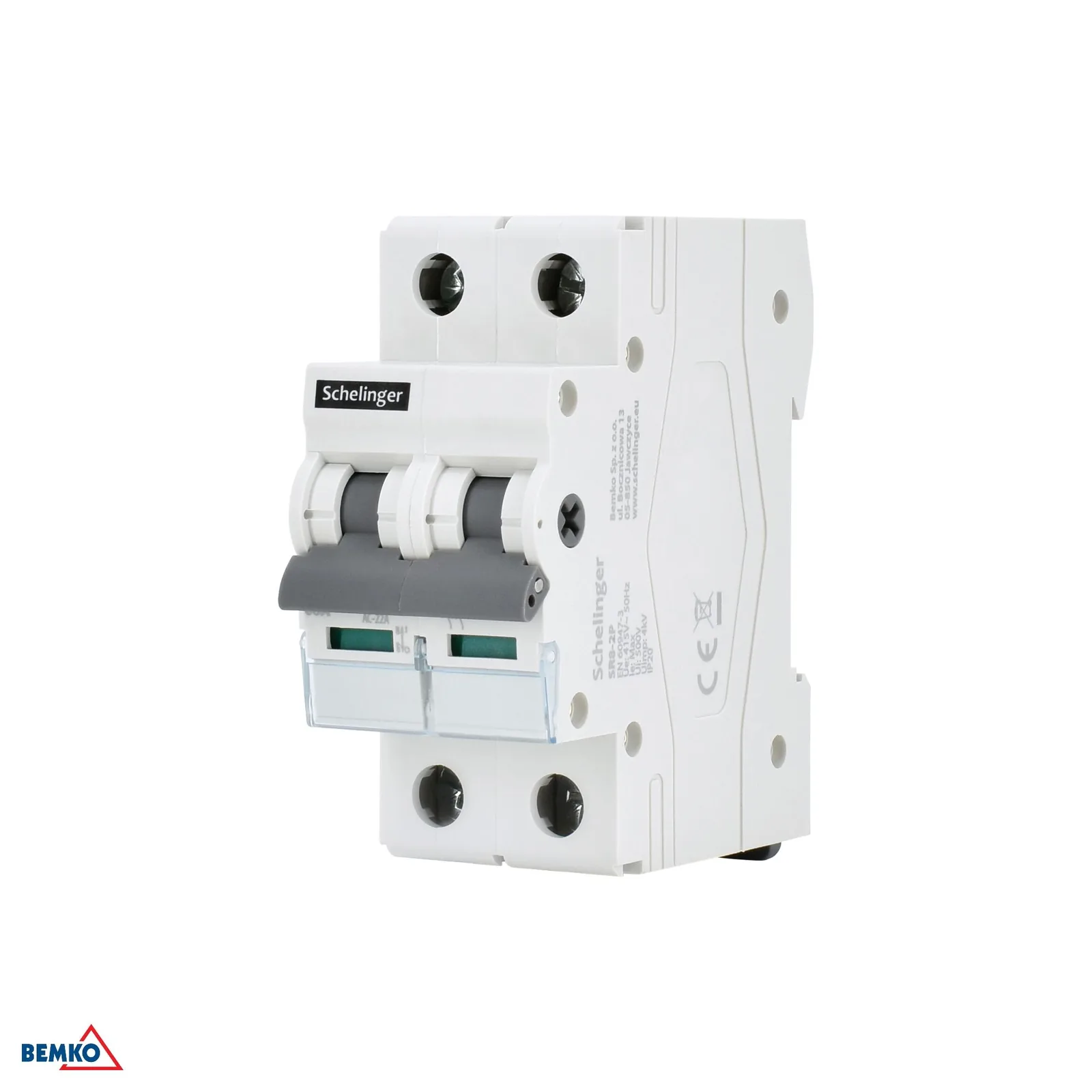 Modulový odpínač na DIN lištu 2P 63 A Schelinger BM-A11-SR8-2P-063