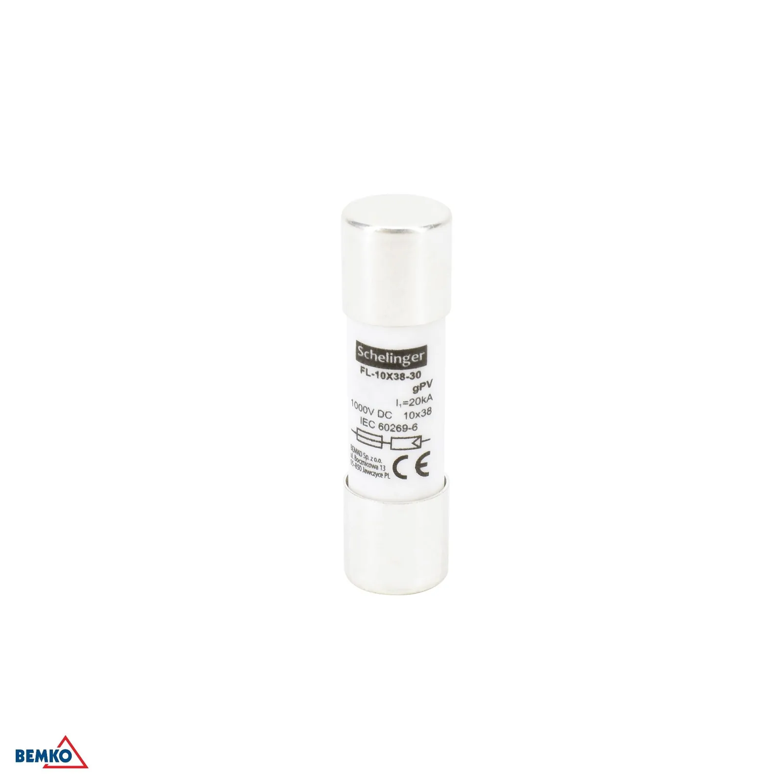 Schelinger poistková vložka do fotovoltiky 10X38 mm gPV 25 A 1000 V DC BM-A13-FL-10X38-25