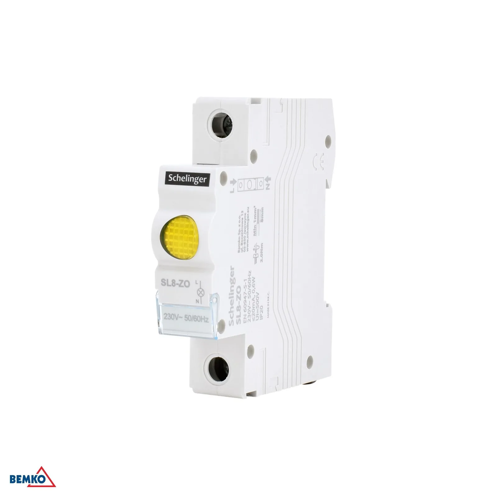 Žltá LED kontrolka do panelu Schelinger BM-A15-SL8-ZO