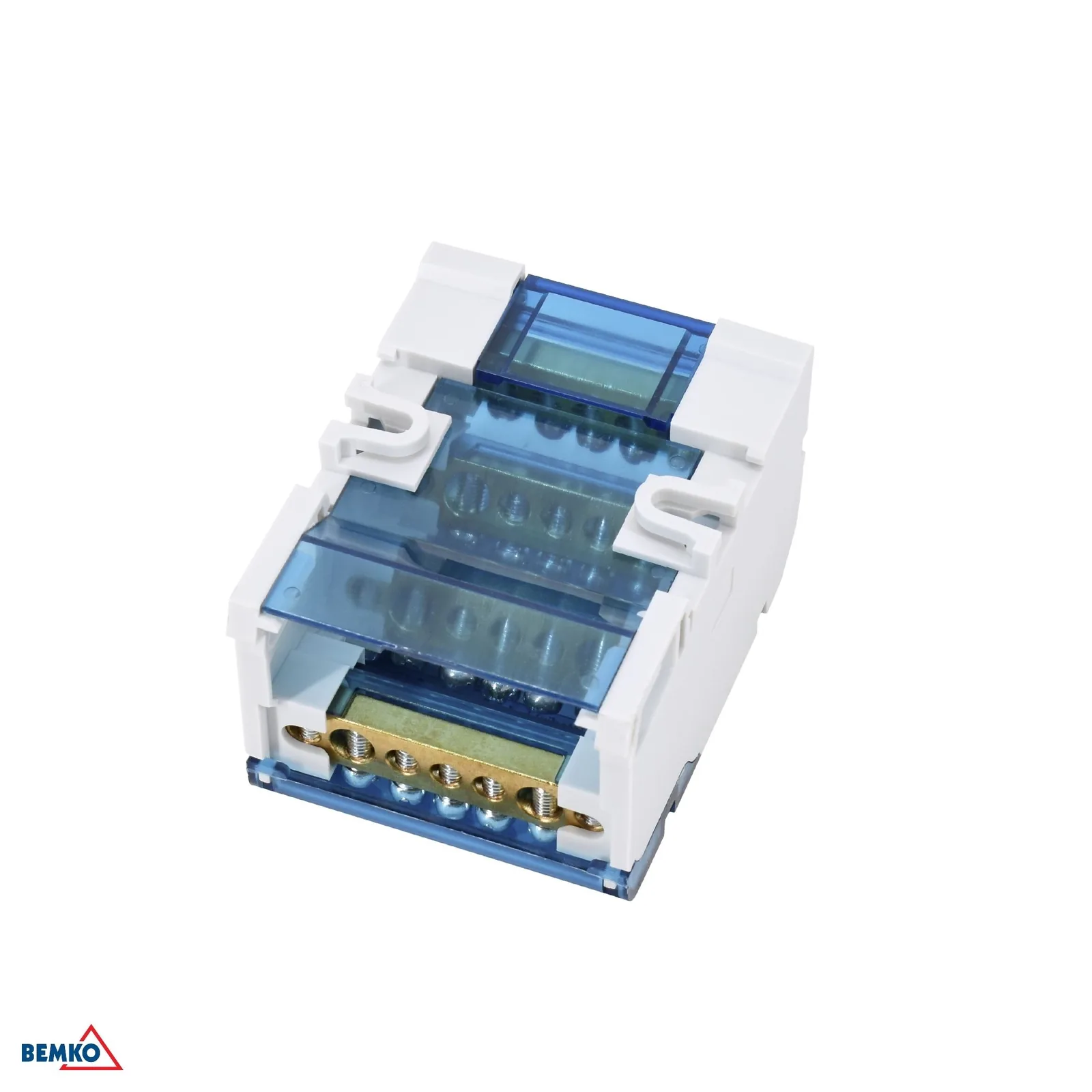 Schelinger modulový rozdeľovací blok na DIN lištu 125 A, IP20, 4X7 BM-A18-MDB-407