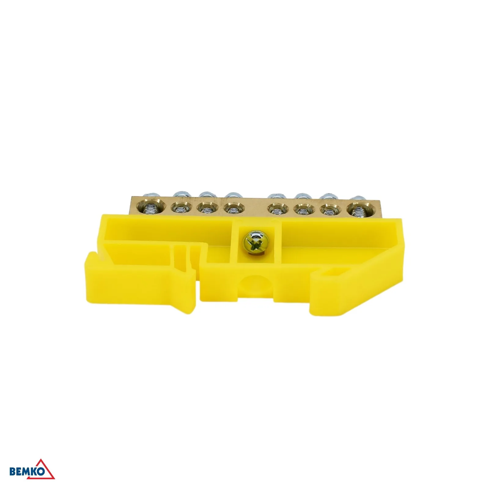 Schelinger svorkovnica na DIN lištu 125 A 500 V 8X6 mm žltá BM-A18-TBI-8X12-08P-ZO