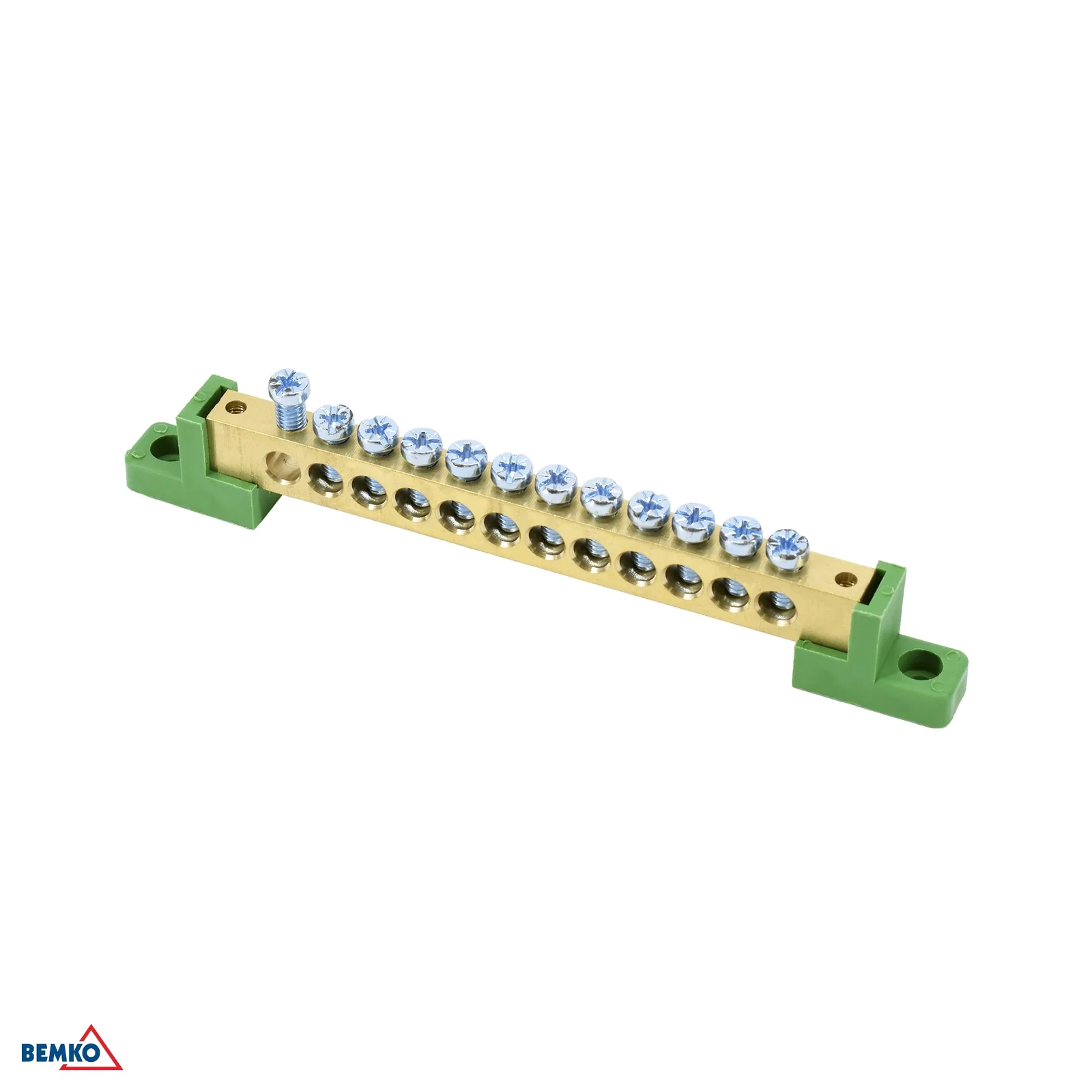 Rozvodná svorkovnica na izolátoroch Schelinger 125A 500V zelená BM-A18-TBJ-8X12-12P-ZI