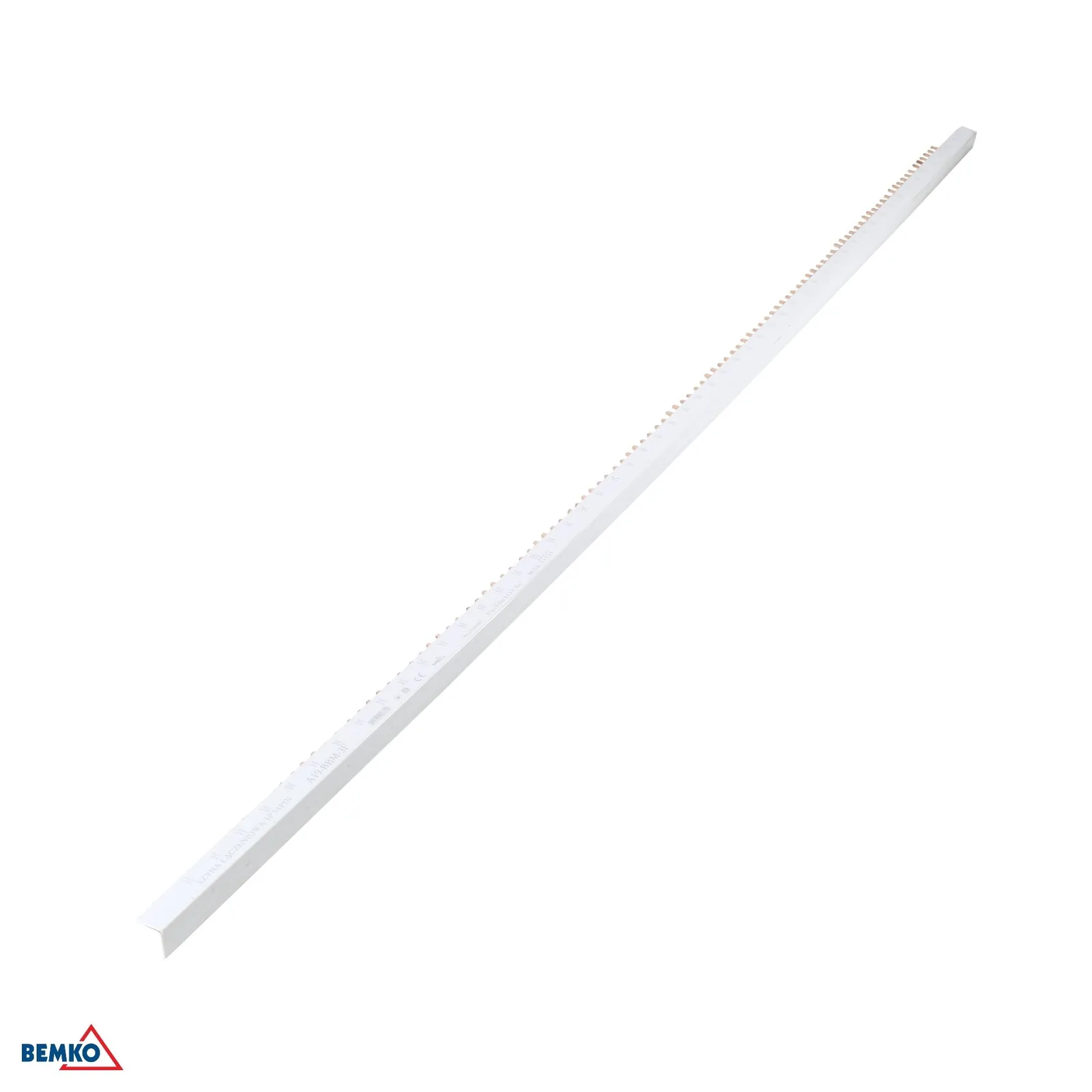 Schelinger pripojovacia lišta 3F, medená, 10 mm², 54 modulov, 63A BM-A19-BBM-3F