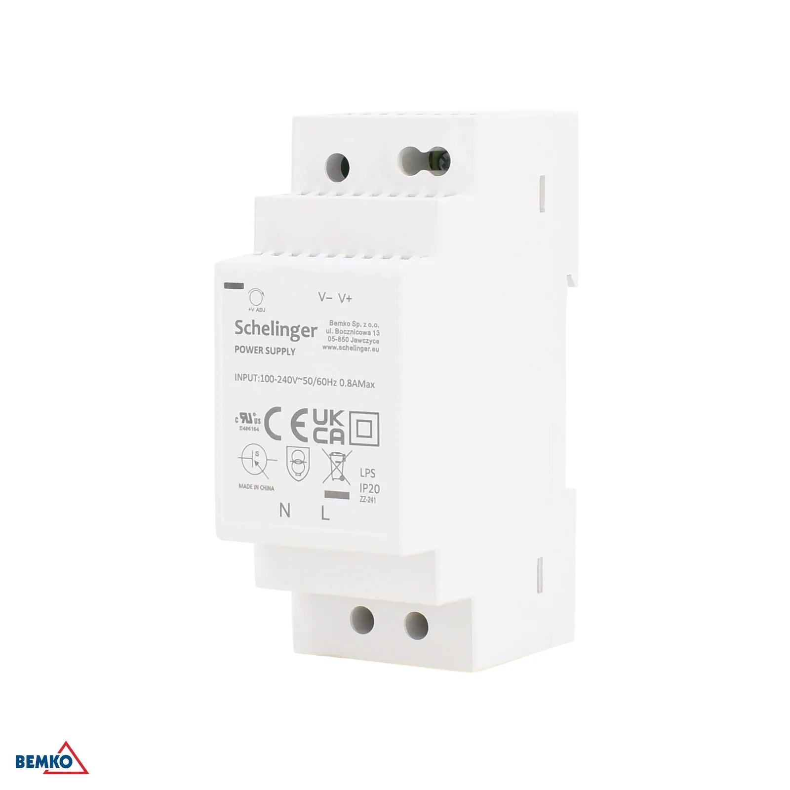Schelinger napájací zdroj na DIN lištu 24 V 30 W BM-A21-LDD030-2P-24V