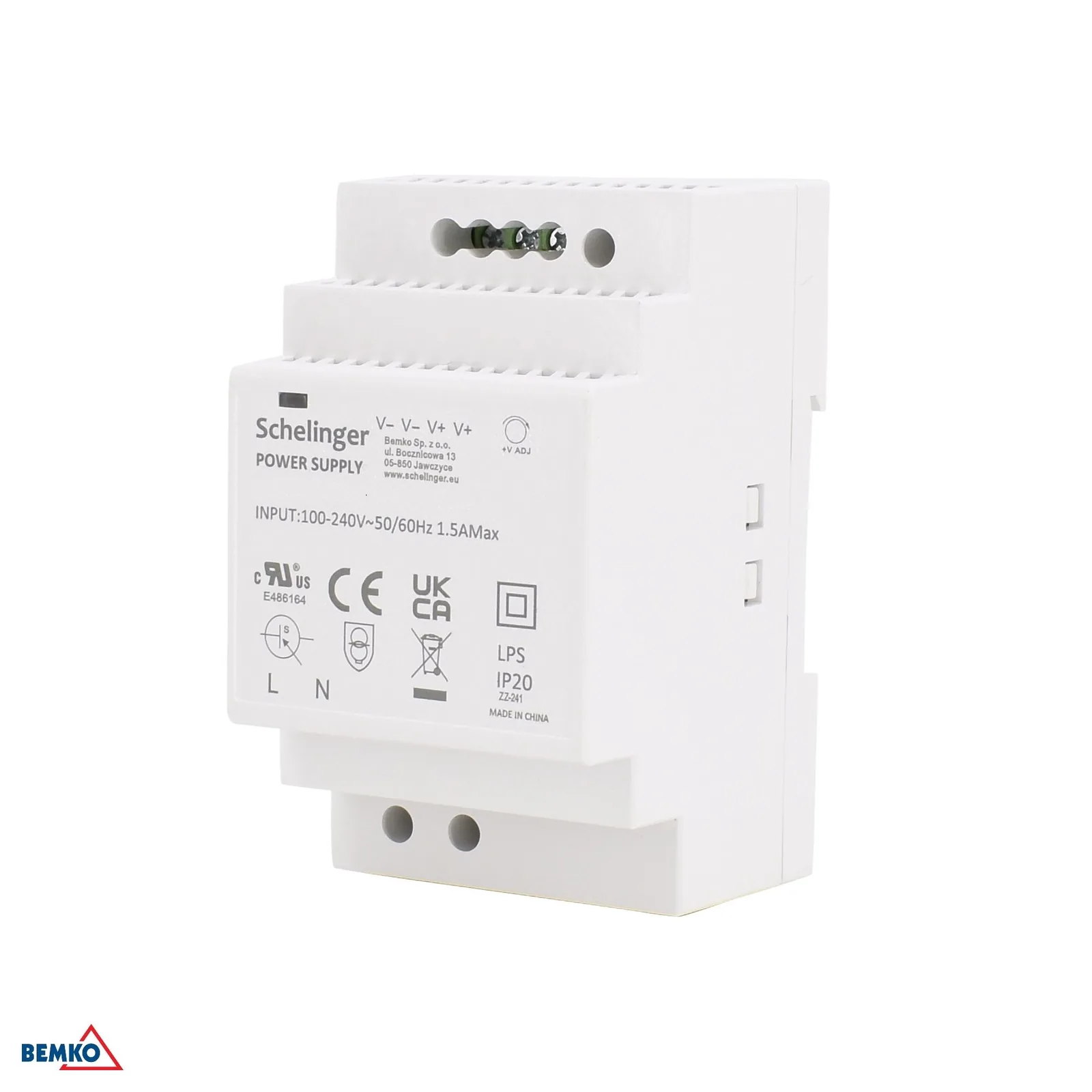 Napájací zdroj na DIN lištu 24 V 60 W BM-A21-LDD060-3P-24V