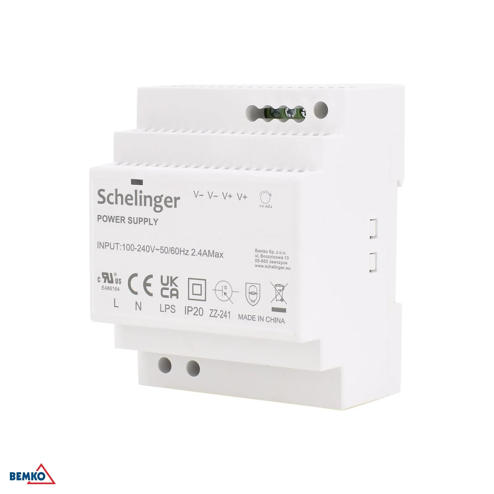 Schelinger napájací zdroj na DIN lištu 12V 85W BM-A21-LDD085-4P-12V