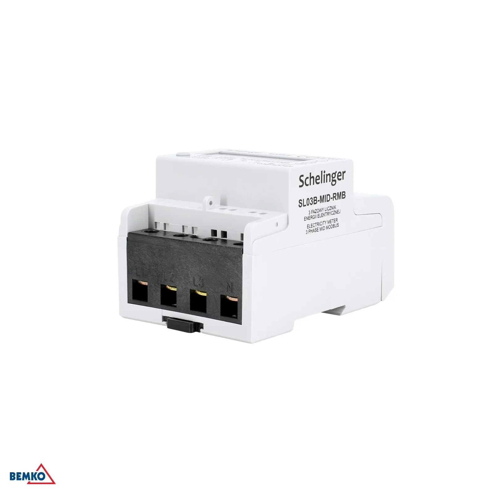 Schelinger trojfázový podružný elektromer s Modbusom na DIN lištu 100A BM-A31-SL03B-MID-RMB