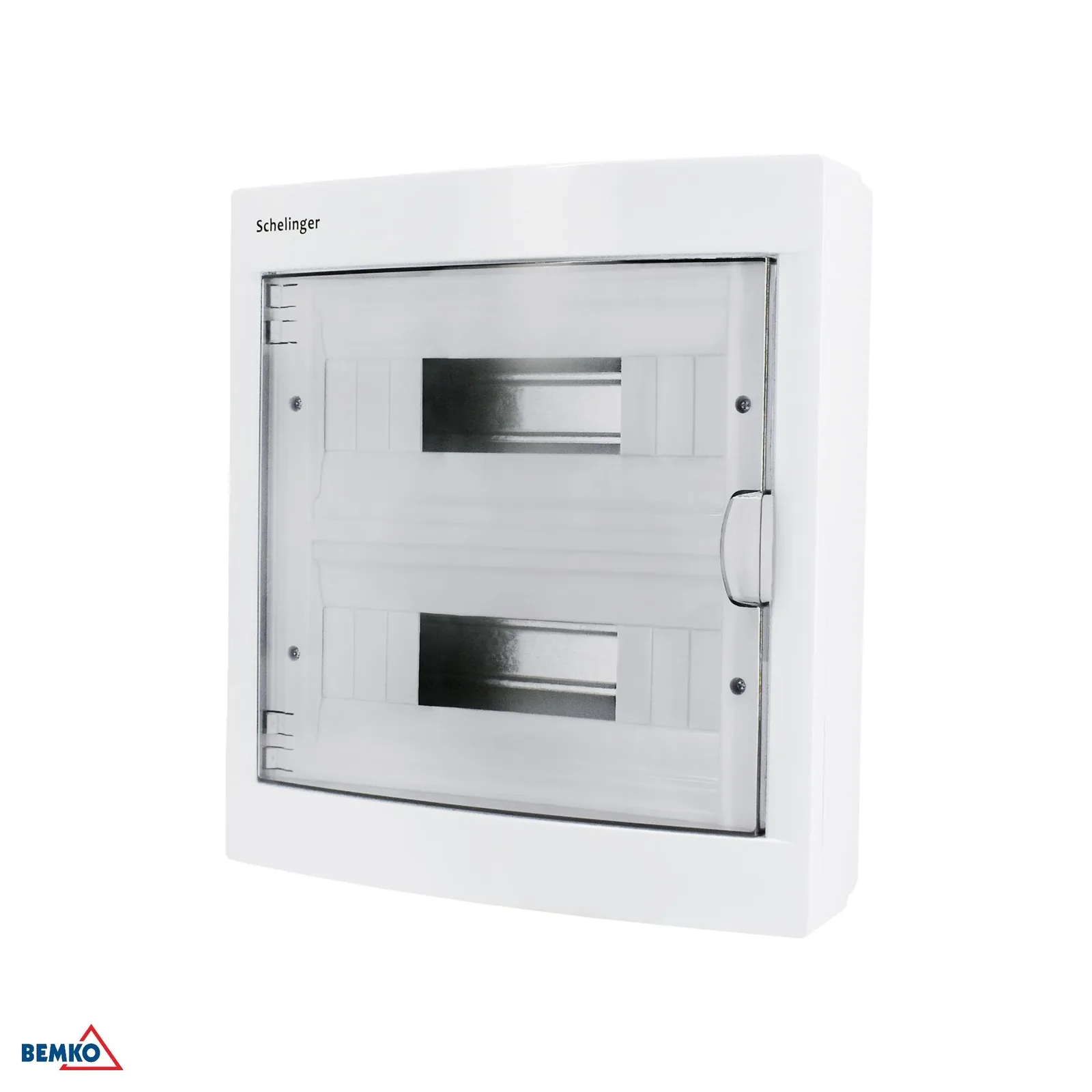 Rozvodná skrinka na omietku IP40, 24 modulov, 2X12P, s dvierkami BM-A80-RDN-IP40-NPD-24P