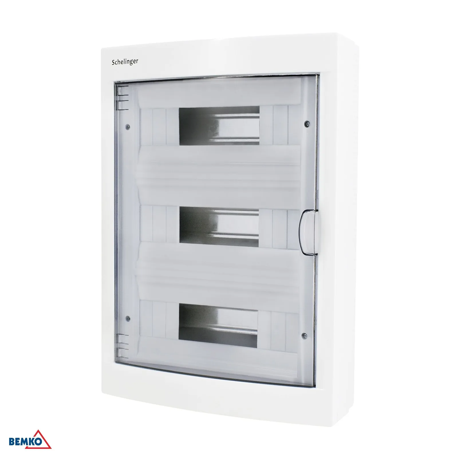 Schelinger rozvodná skrinka na omietku IP40, 36 modulov, jednoradová, s dvierkami BM-A80-RDN-IP40-NPD-36P