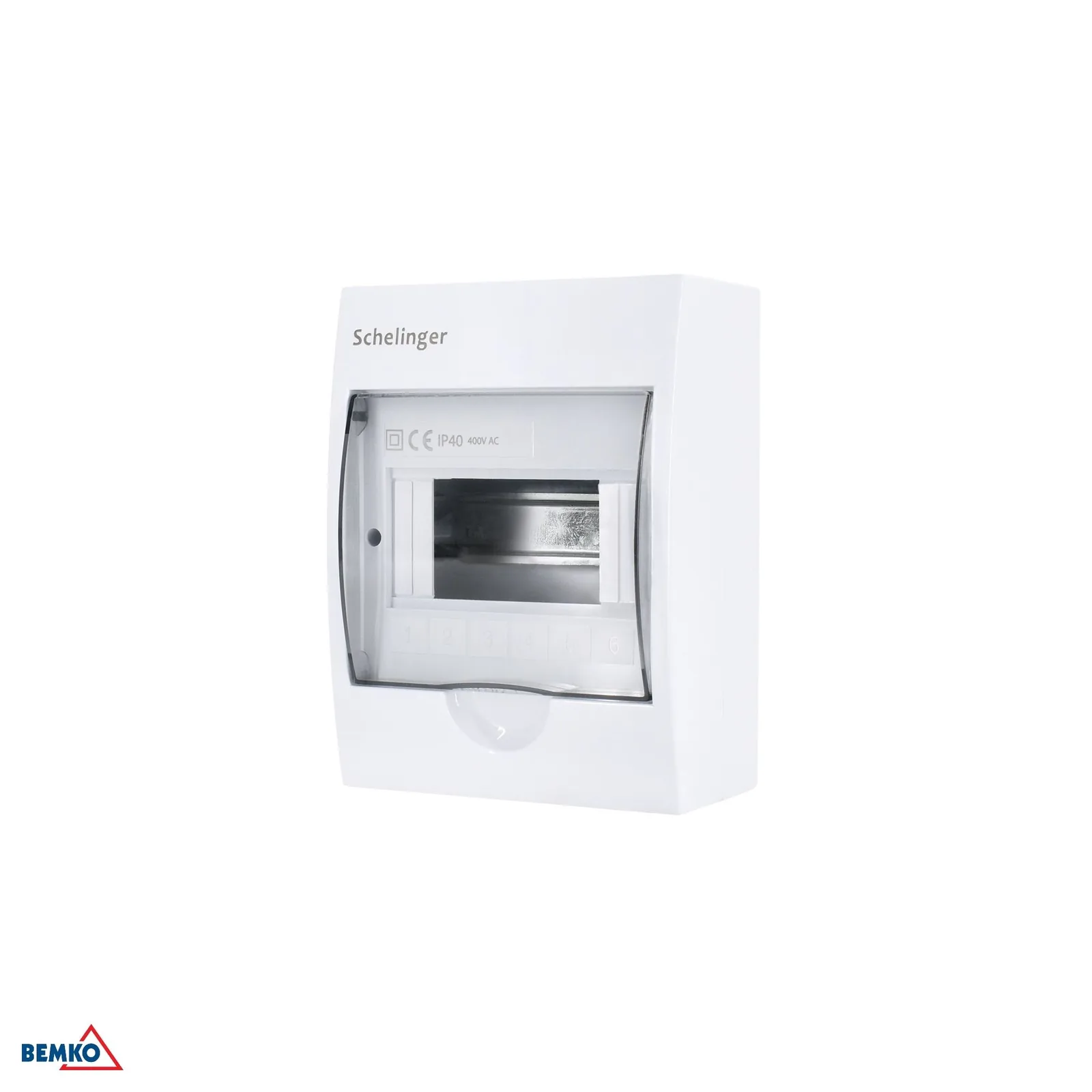 Schelinger rozvodnica na omietku IP40 1X6P BM-A80-RDN-IP40-NPE-06P