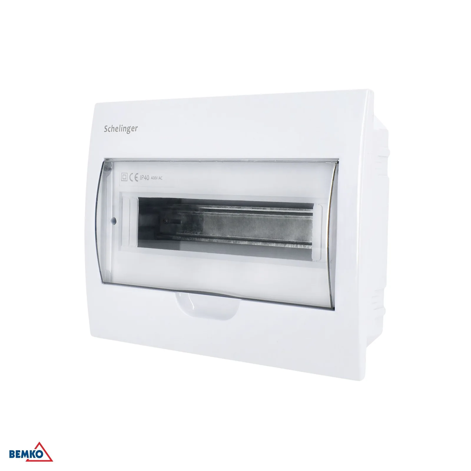 Zapustený elektrický rozvádzač IP40 12N+12PE 1X12P Schelinger BM-A80-RDP-IP40-NPE-12P