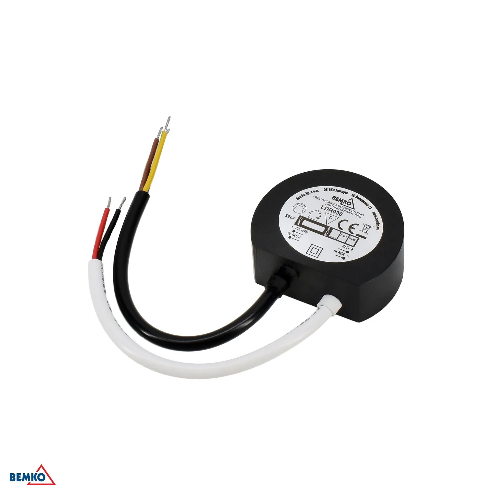 Bemko napájací zdroj 24V DC 30W IP67 BM-B43-LDR030-24V
