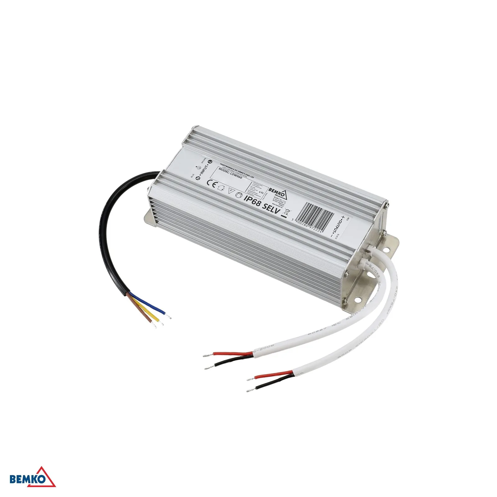 Bemko hermetický LED zdroj 24V 60W IP68 BM-B43-LDW060-24V