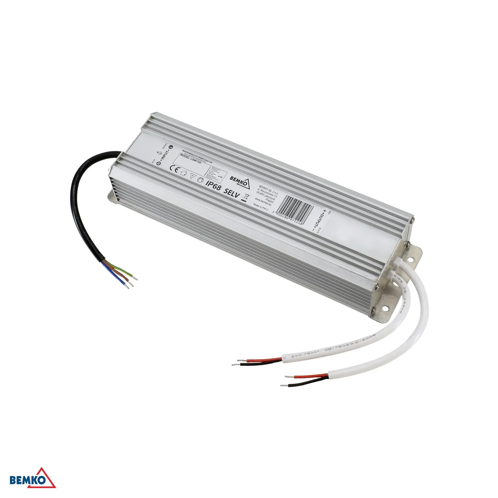 Bemko hermetický LED napájací zdroj 24V 150W IP68 BM-B43-LDW150-24V