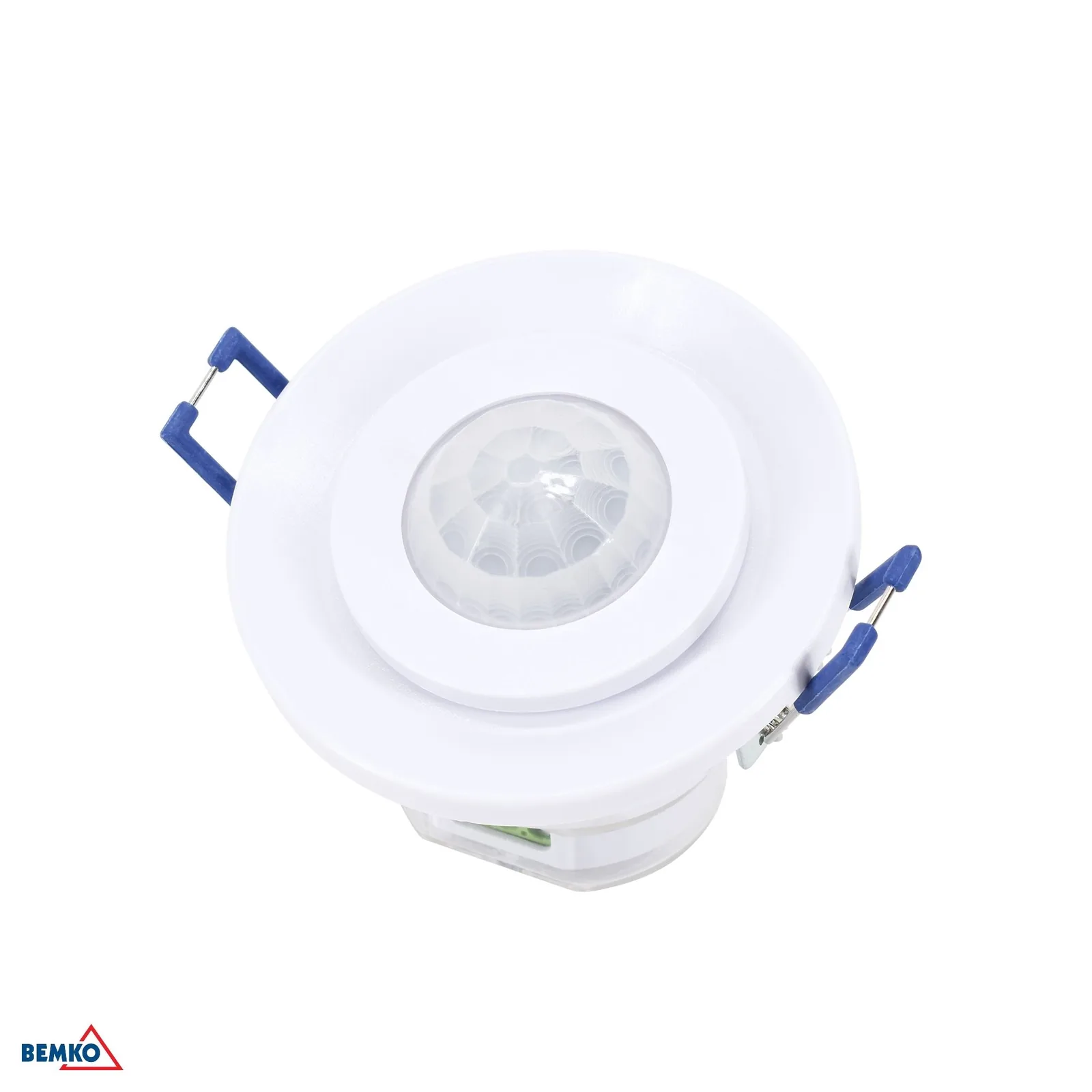 Pohybový senzor 360° biely zapustený do stropu 230 V IP20 Bemko BM-B50-SES04WH-A