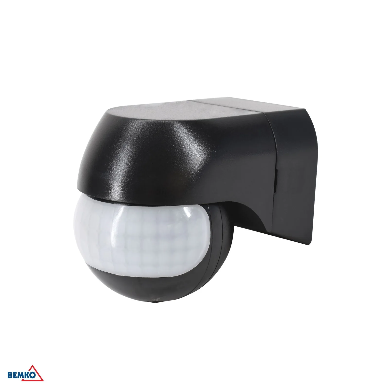 Bemko pohybový senzor 230 V, 180°, IP44, čierny, nástenný BM-B50-SES12BL-A