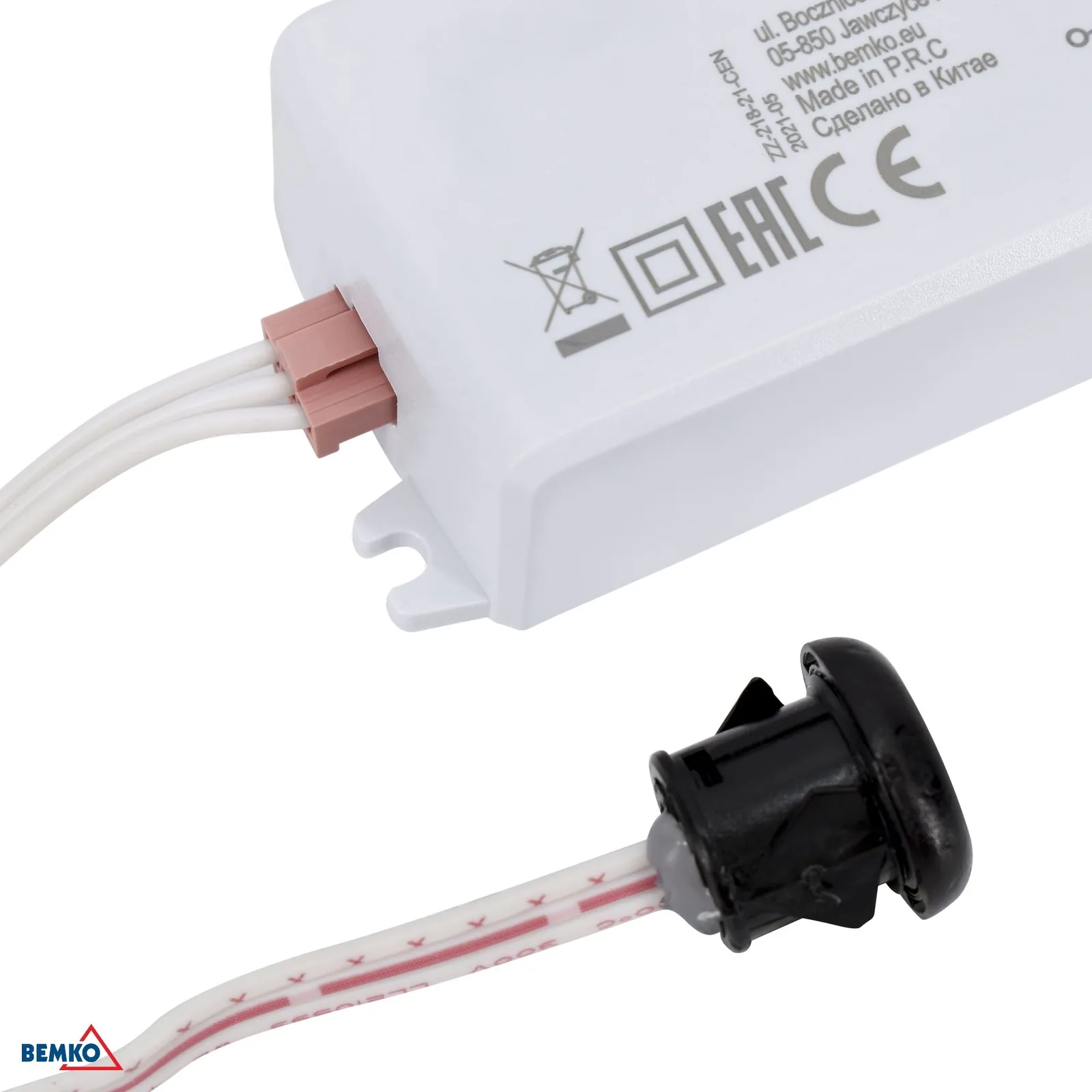 Bemko pohybový senzor 230V, 500W, IP20, biely BM-B53-KZQ-500
