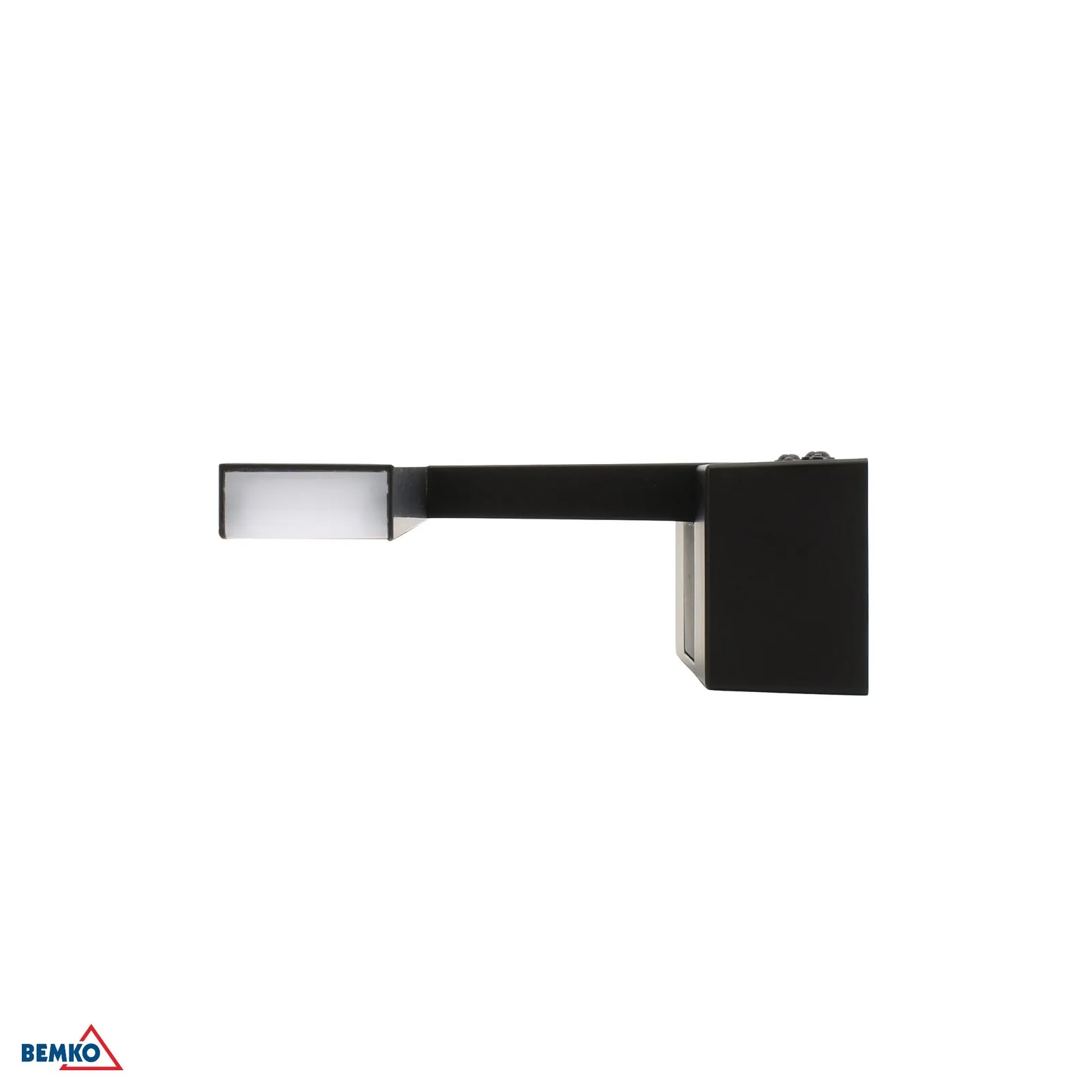 LED nástenné svietidlo Bemko 8W 4000K 40 cm IP44 čierne BM-C22-MLK-400-4K-BL