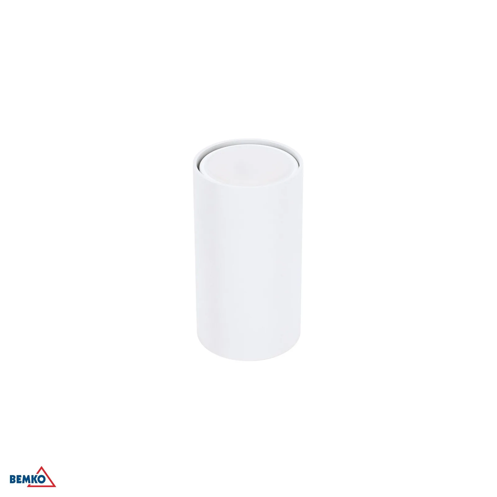 Zapustené bodové svietidlo GU10, biele, hliníkové, 1X50 W BM-C23-DLU-R-GU10-150-WH