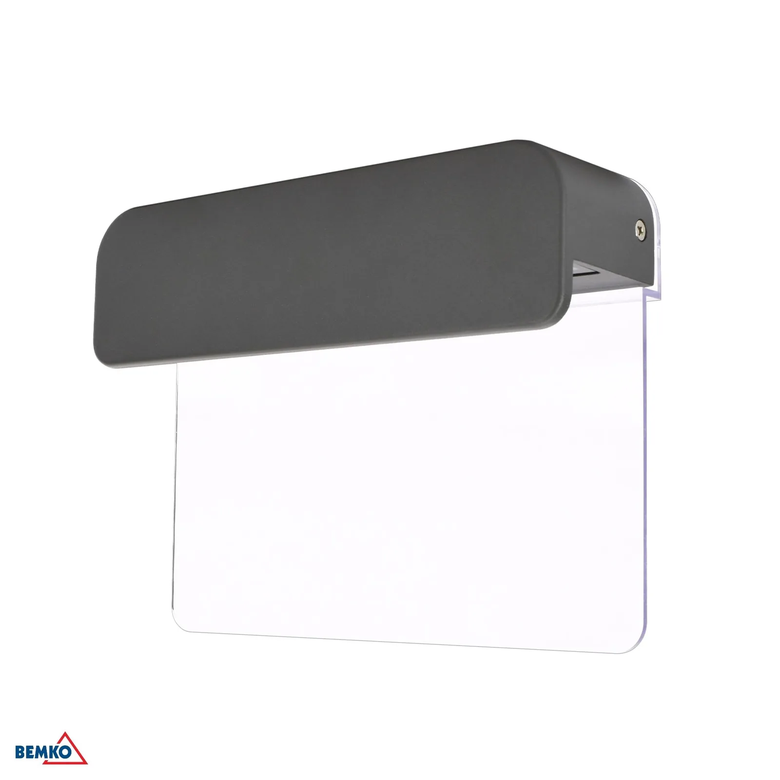 Bemko vonkajšie nástenné LED svietidlo Valant 12 W, 3000 K, IP65, grafitové BM-C25-EL1-N-011GR-3K
